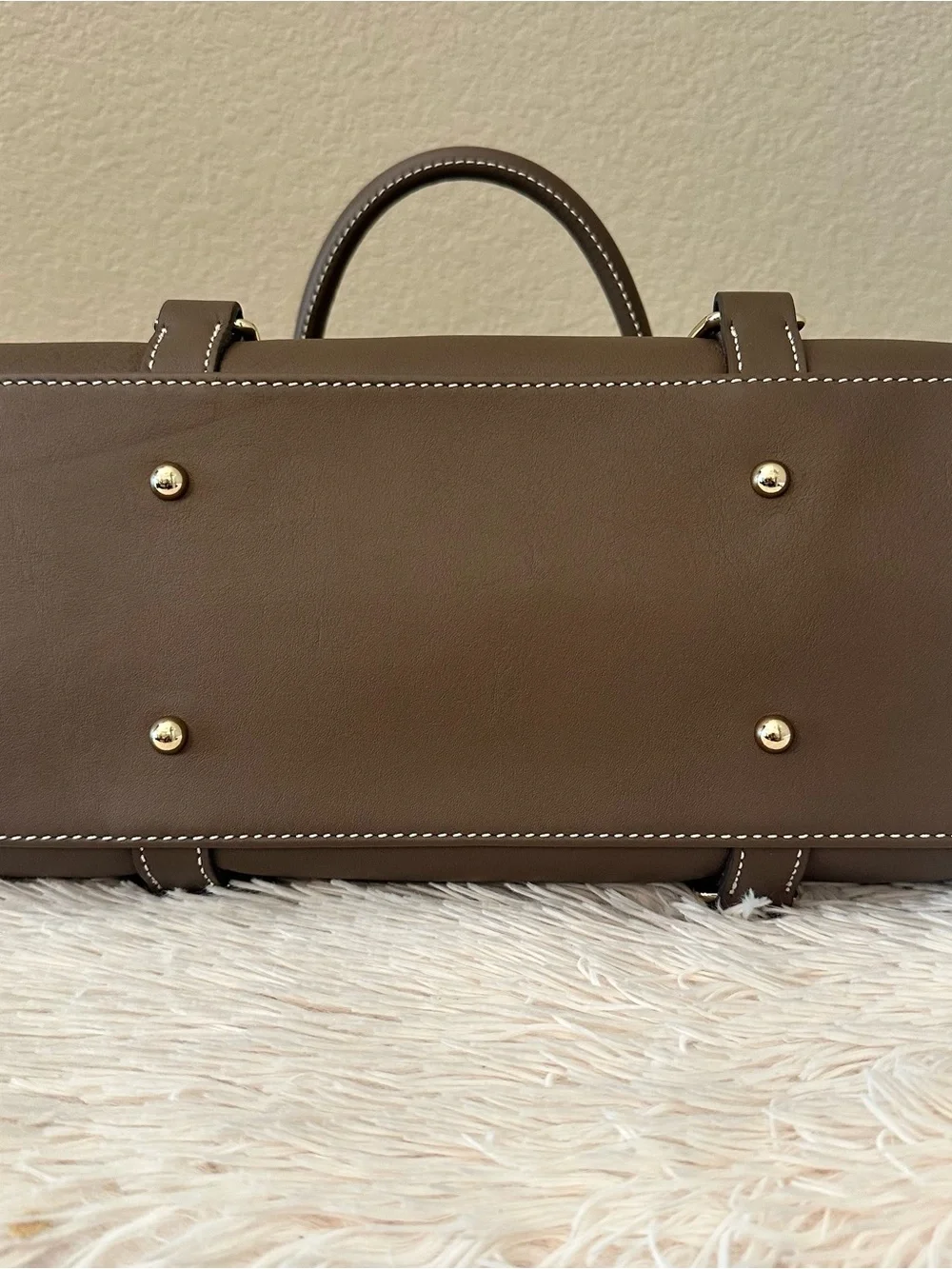 D&B Penrose Satchel in Coffee